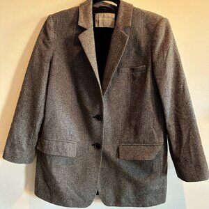 Everlane The Oversized Blazer - Grey Herringbone